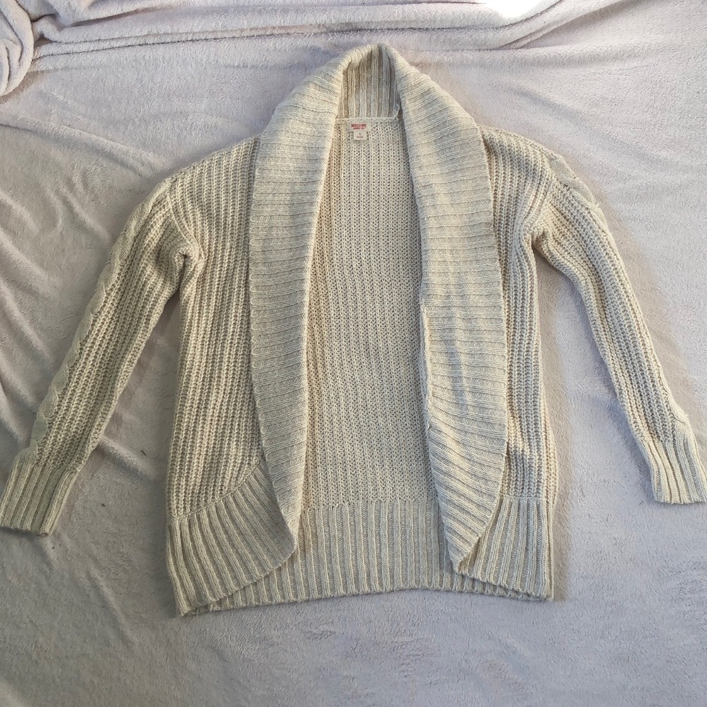 Cable Knit Cardigan Sweater